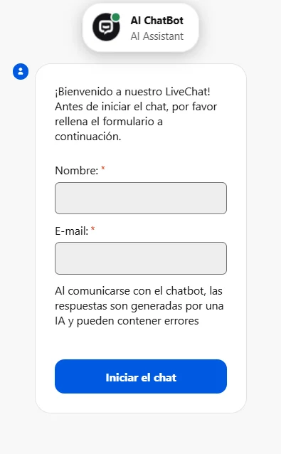 Atención al cliente